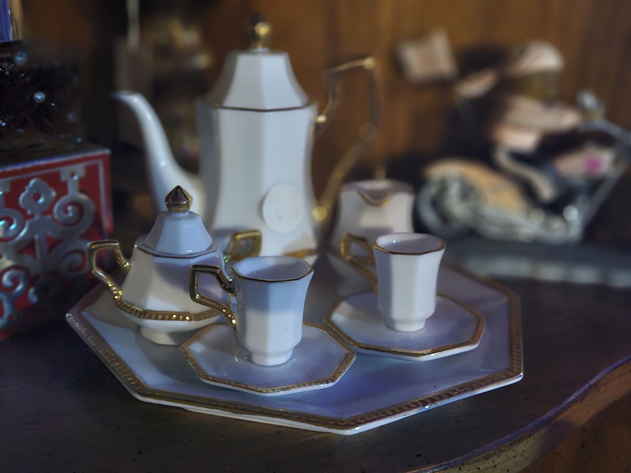 Small decorative tea set from resale